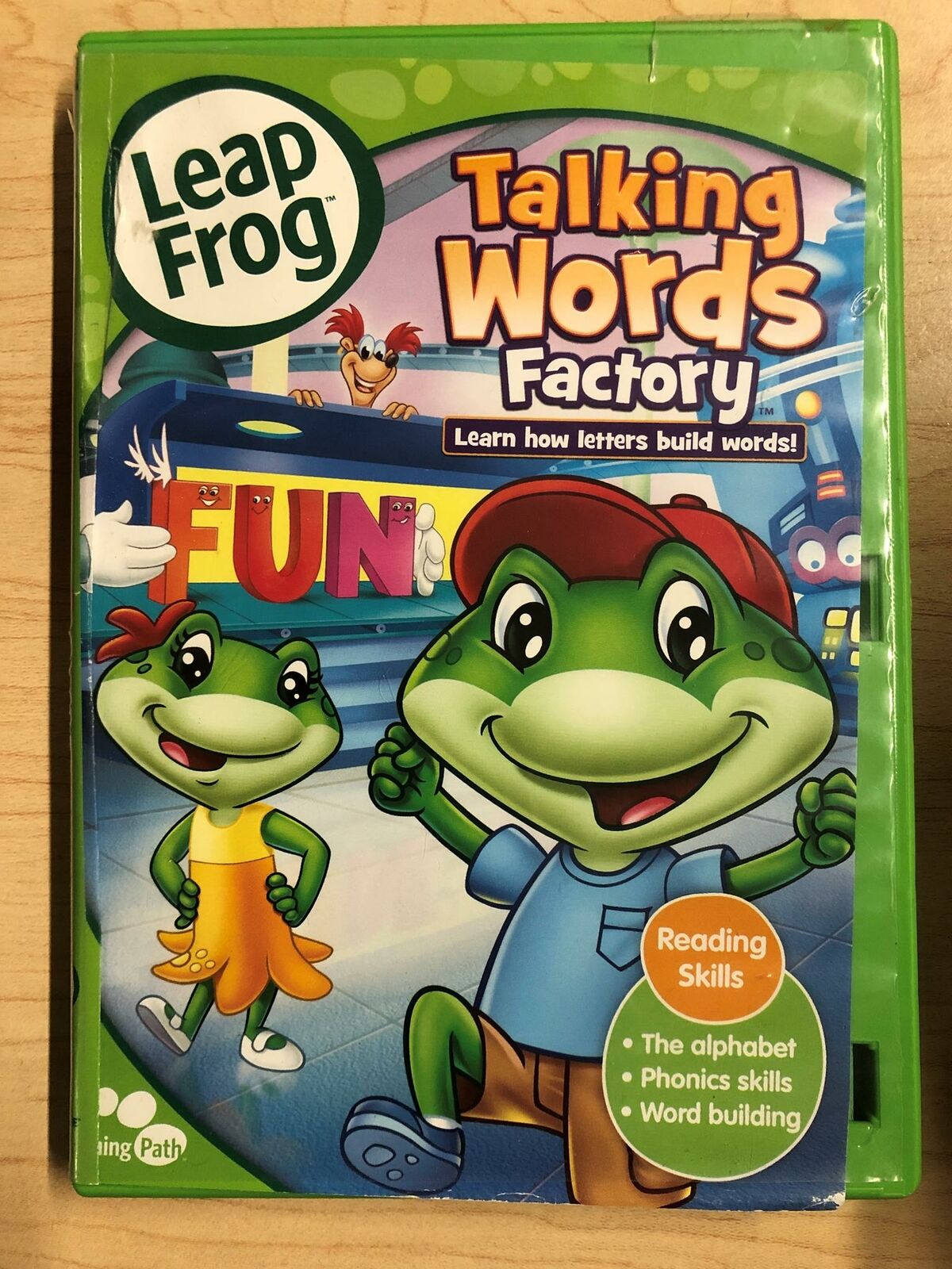 Leap Frog Talking Words Factory (DVD, 2003) H1114 DVDs4Me
