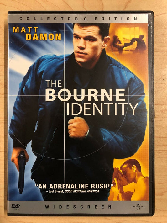 The Bourne Identity (DVD, 2002, Widescreen, collectors edition) - J0514