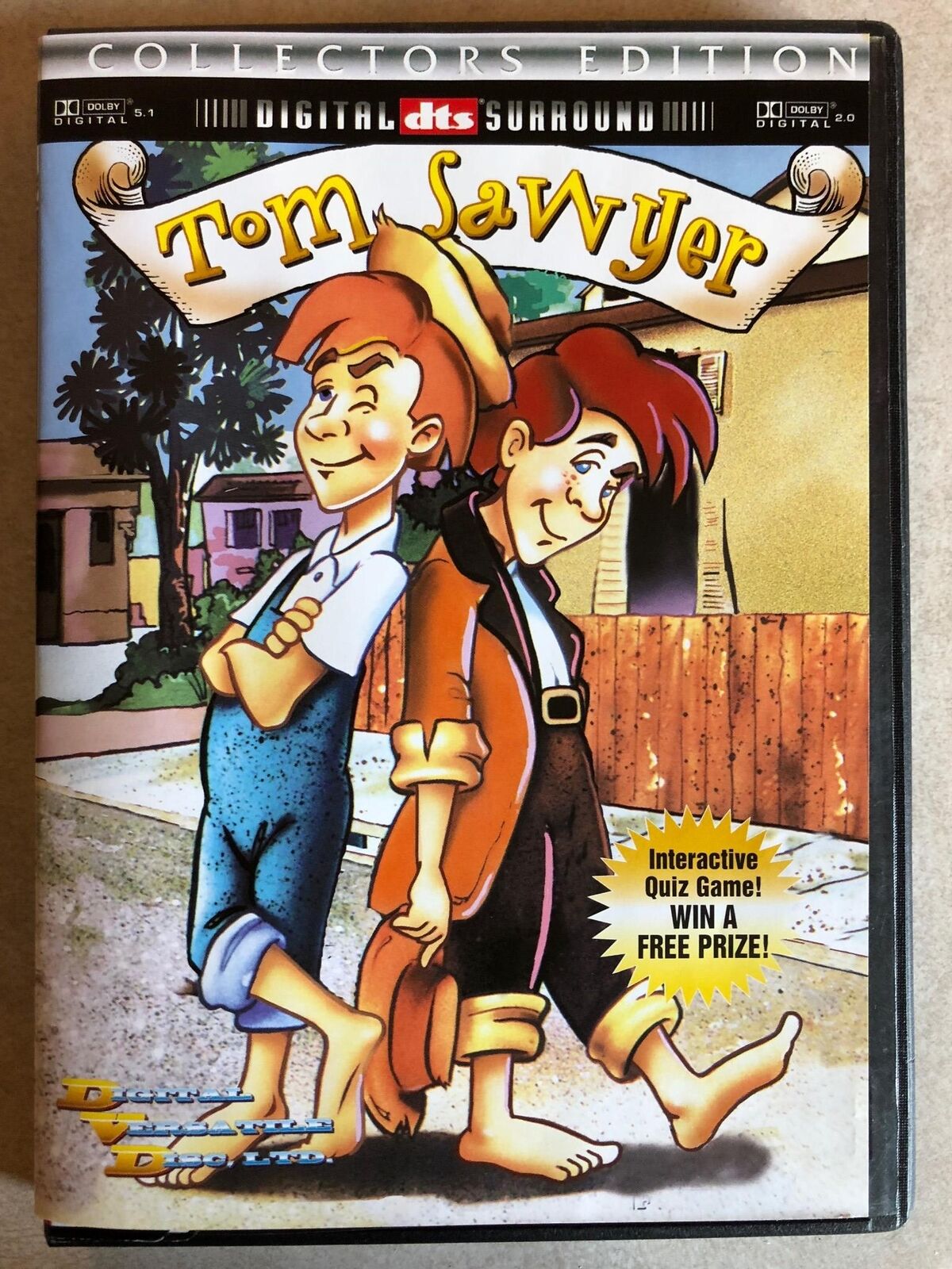 Tom Sawyer (DVD, 1999, Animated) - J1105 – DVDs4Me