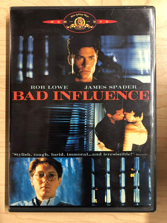 Bad Influence (DVD, 1990) - J0409