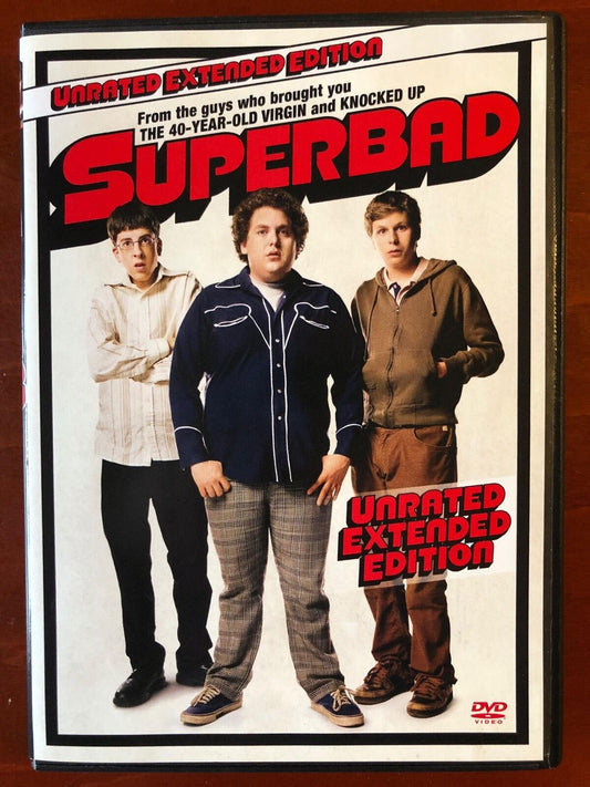 Superbad (DVD, 2007, Unrated, Extended Edition) - J1105