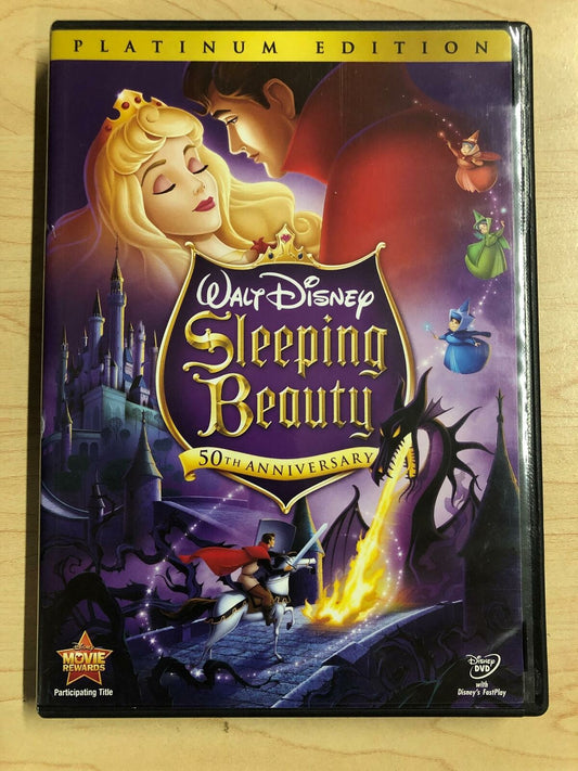 Sleeping Beauty (DVD, 2-Disc Set, Platinum Edition, Disney, 1959) - STK