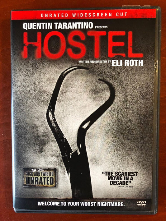 Hostel (DVD, 2005, Unrated Edition, Widescreen) - J1231