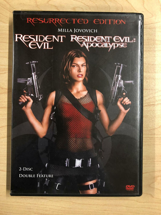 Resident Evil - Resident Evil Apocalypse (DVD, 2-Disc, double feature) - G0823