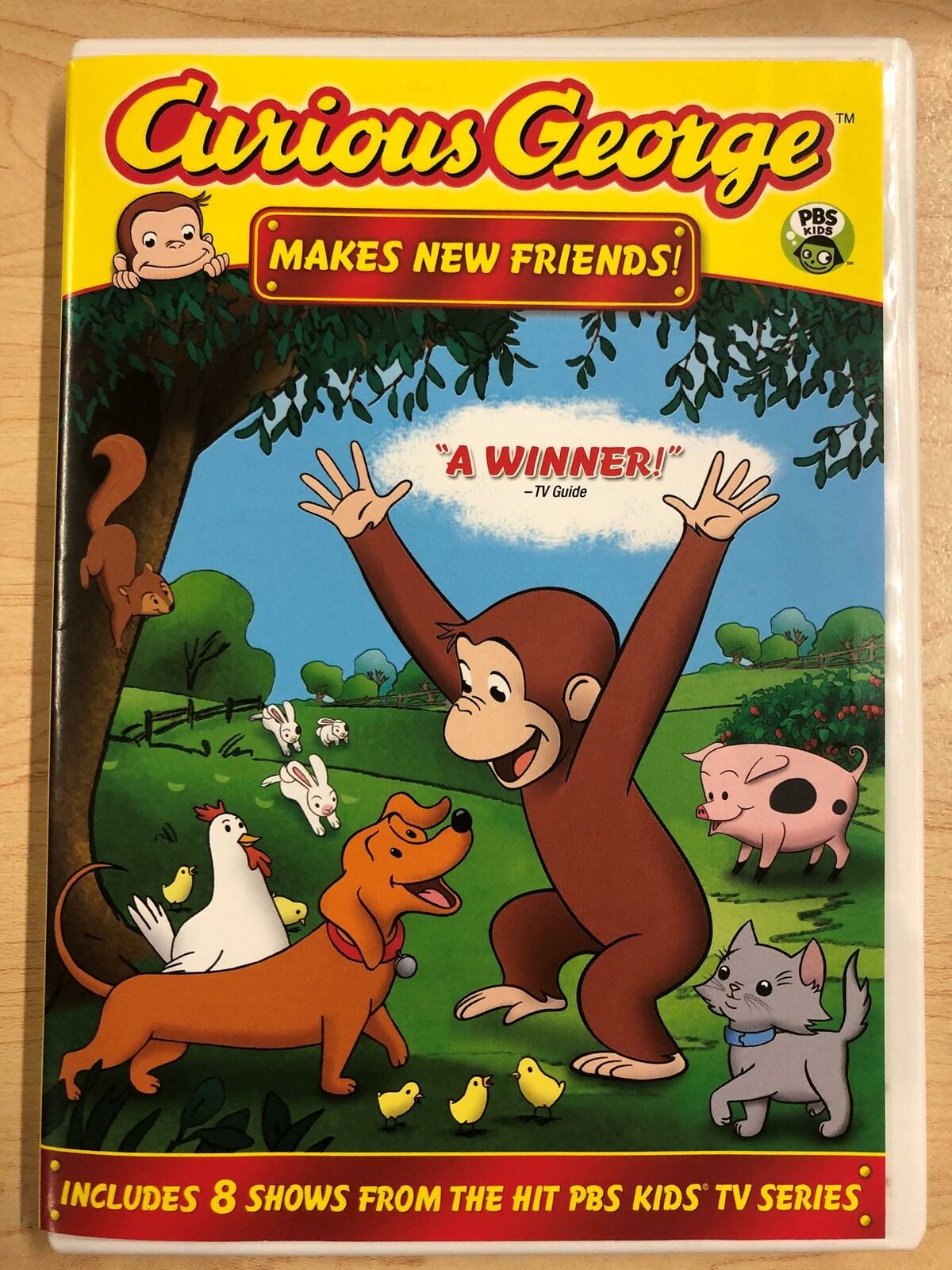 Curious George - Makes New Friends (DVD, 8 shows) - G1004