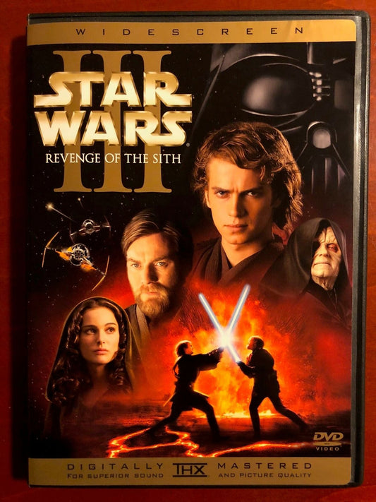 Star Wars Episode III - Revenge of the Sith (DVD, 2005, Widescreen) - K0218