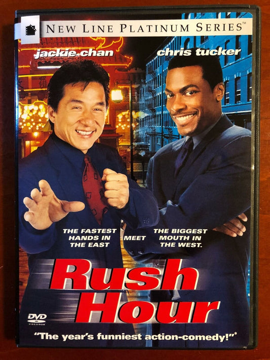 Rush Hour (DVD, 1998, New Line Platinum Series) - K0218