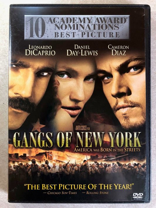 Gangs of New York (DVD, 2003) - J1231