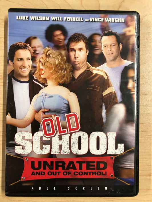 Old School (DVD, 2003, Full Frame, Unrated) - K0107