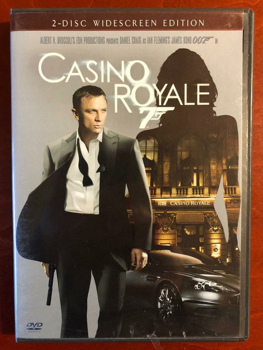 Casino Royale (DVD, 2006, 2-Disc Widescreen, James Bond) - J1231