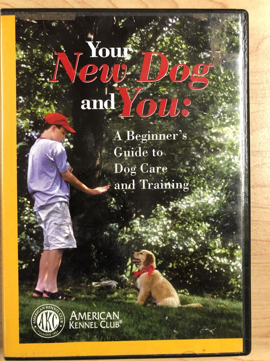 Your New Dog and You A Beginners Dog Care and Training (DVD, AKC, 2003) - J1231
