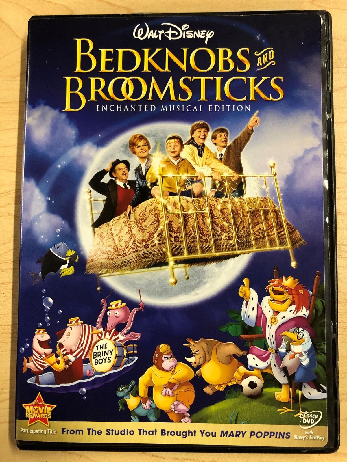 Bedknobs and Broomsticks (DVD, 1971, Enchanted Musical Edition, Disney) - K6