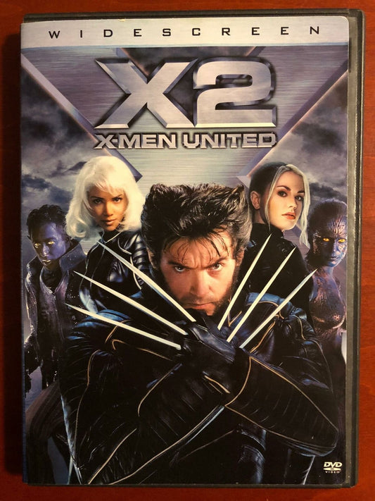 X2 - X-Men United (DVD, 2003, Widescreen) - J1105