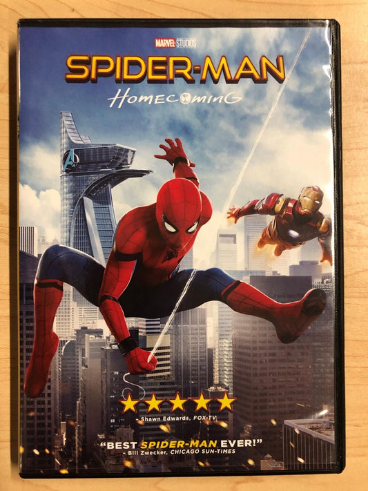Spider-Man Homecoming (DVD, Marvel, 2017) - J0205