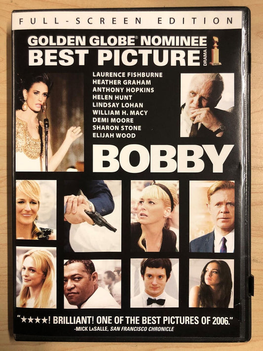 Bobby (DVD, 2006, Full Frame) - J0319