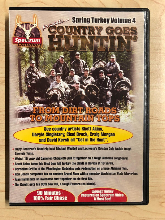 Country Goes Huntin - Spring Turkey Vol. 4 - From Dirt Roads to... (DVD) - I1106
