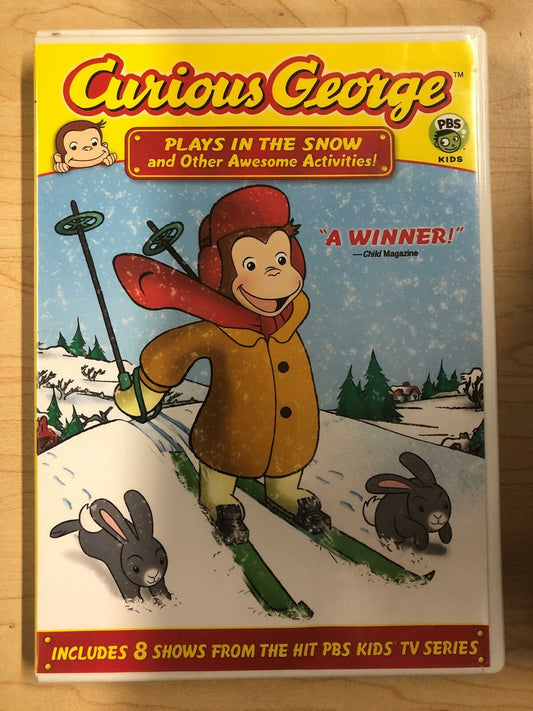 Curious George - Plays in the Snow (DVD, 8 episodes) - H1226