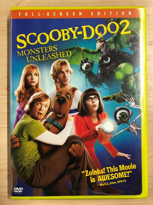 Scooby-Doo 2 Monsters Unleashed (DVD, Full Screen, 2004) - K0303