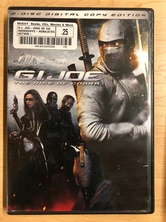 G.I. Joe - The Rise of Cobra (DVD, 2009, 2-Disc) - J0806