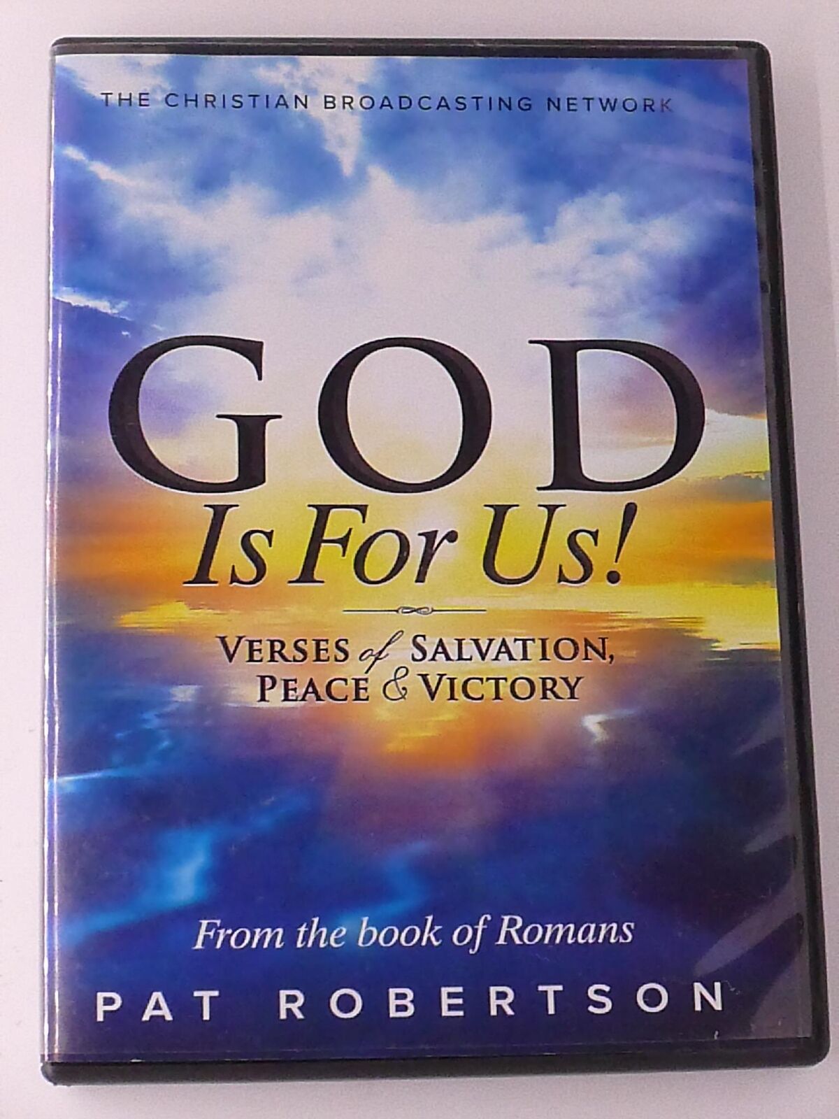 God Is For Us Verses of Salvation Peace and Victory (DVD, Pat Robertson) - J0409