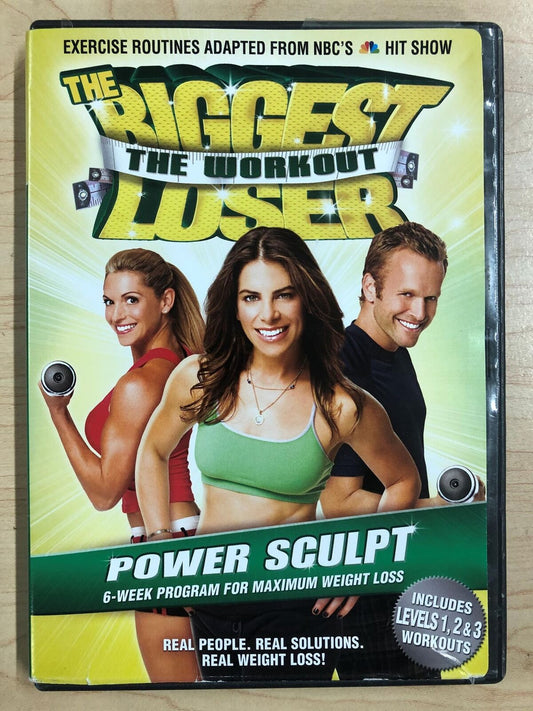 The Biggest Loser - The Workout - Power Sculpt (DVD, 2007, exercise) - J0205