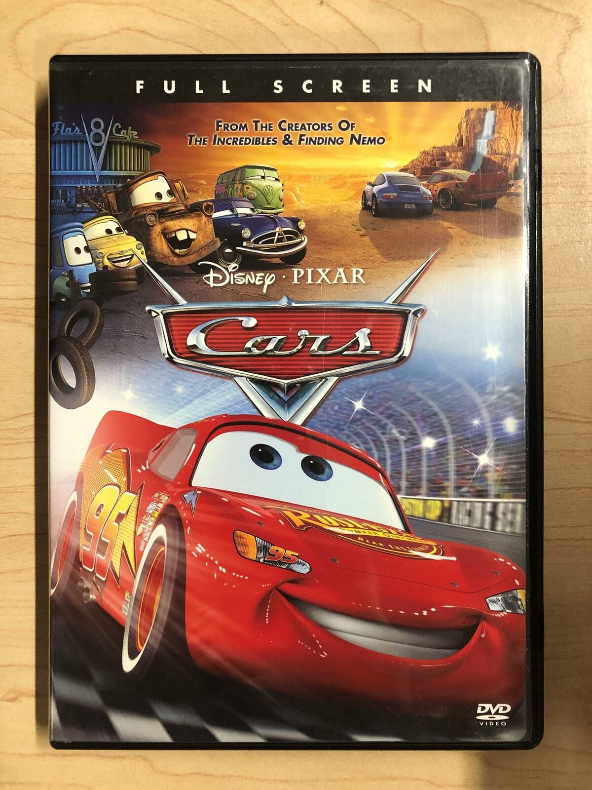 Cars (DVD, 2006, Full Frame, Disney Pixar) - K0428