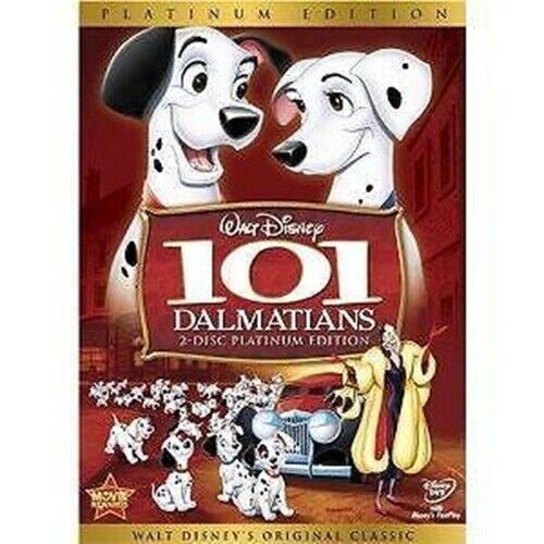 101 Dalmatians (DVD, 1961, 2-Disc Set, Platinum Edition, Disney) - STK