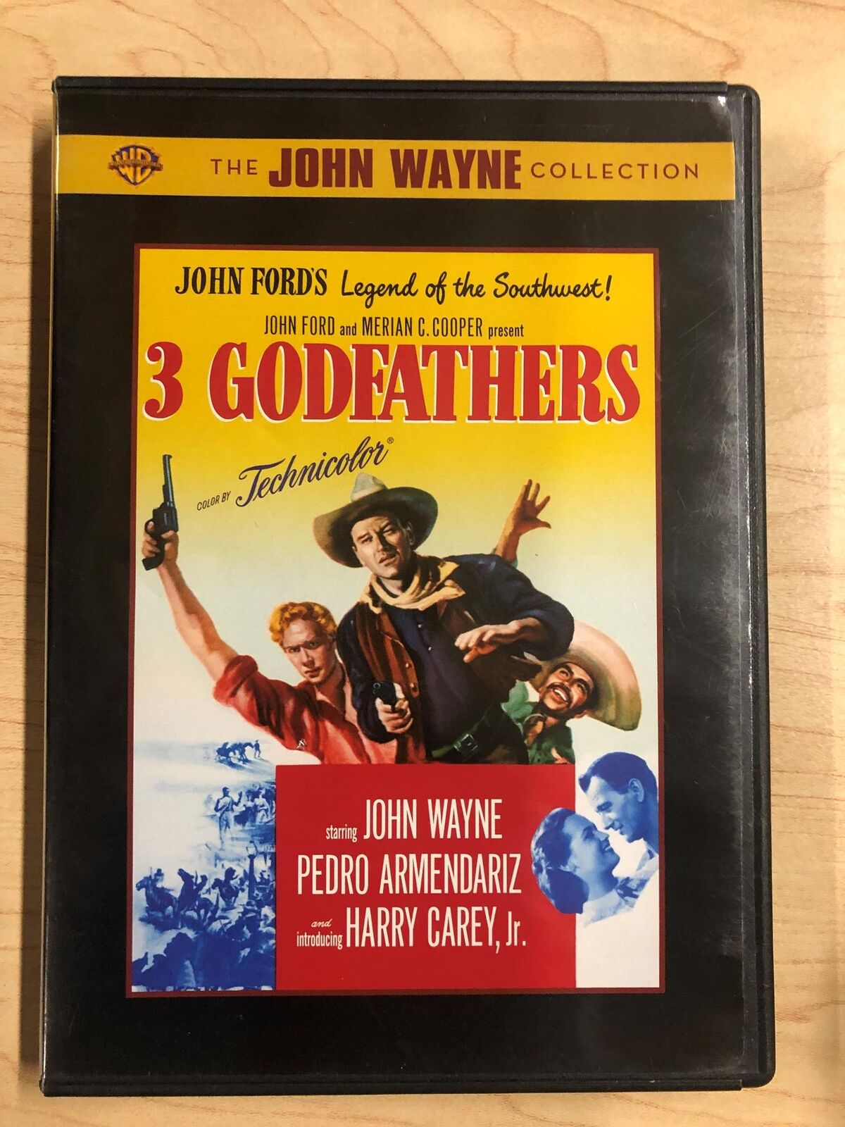 3 Godfathers (DVD, John Wayne Collection, 1948) - J1231