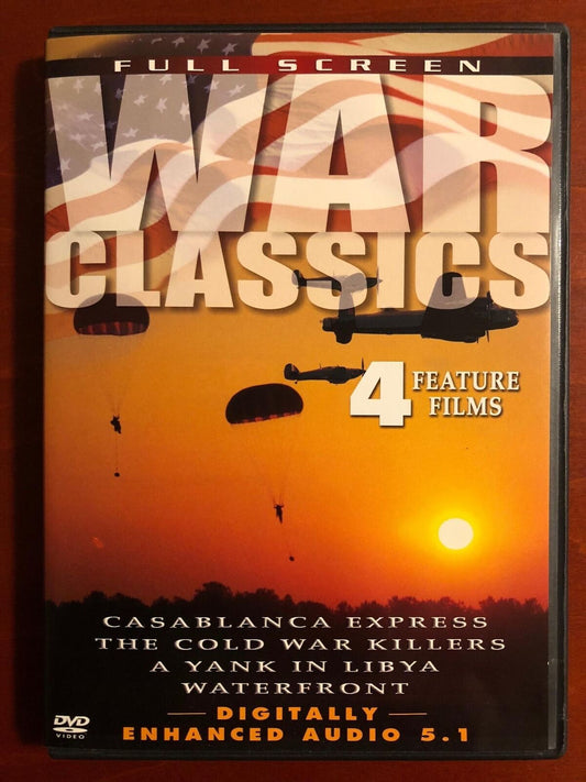 War Classics - Casablanca Express, The Cold War Killers... (DVD, 4-film) - K0218