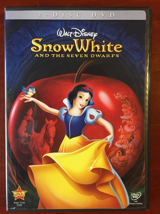 Snow White and the Seven Dwarfs (DVD, 1937, 2-Disc, Disney) - K9