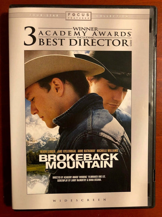 Brokeback Mountain (DVD, 2005, Widescreen) - J1231