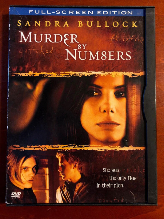 Murder by Numbers (DVD, 2002, Full Frame) - L02
