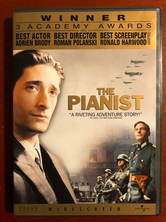 The Pianist (DVD, 2002, Widescreen) - J0917
