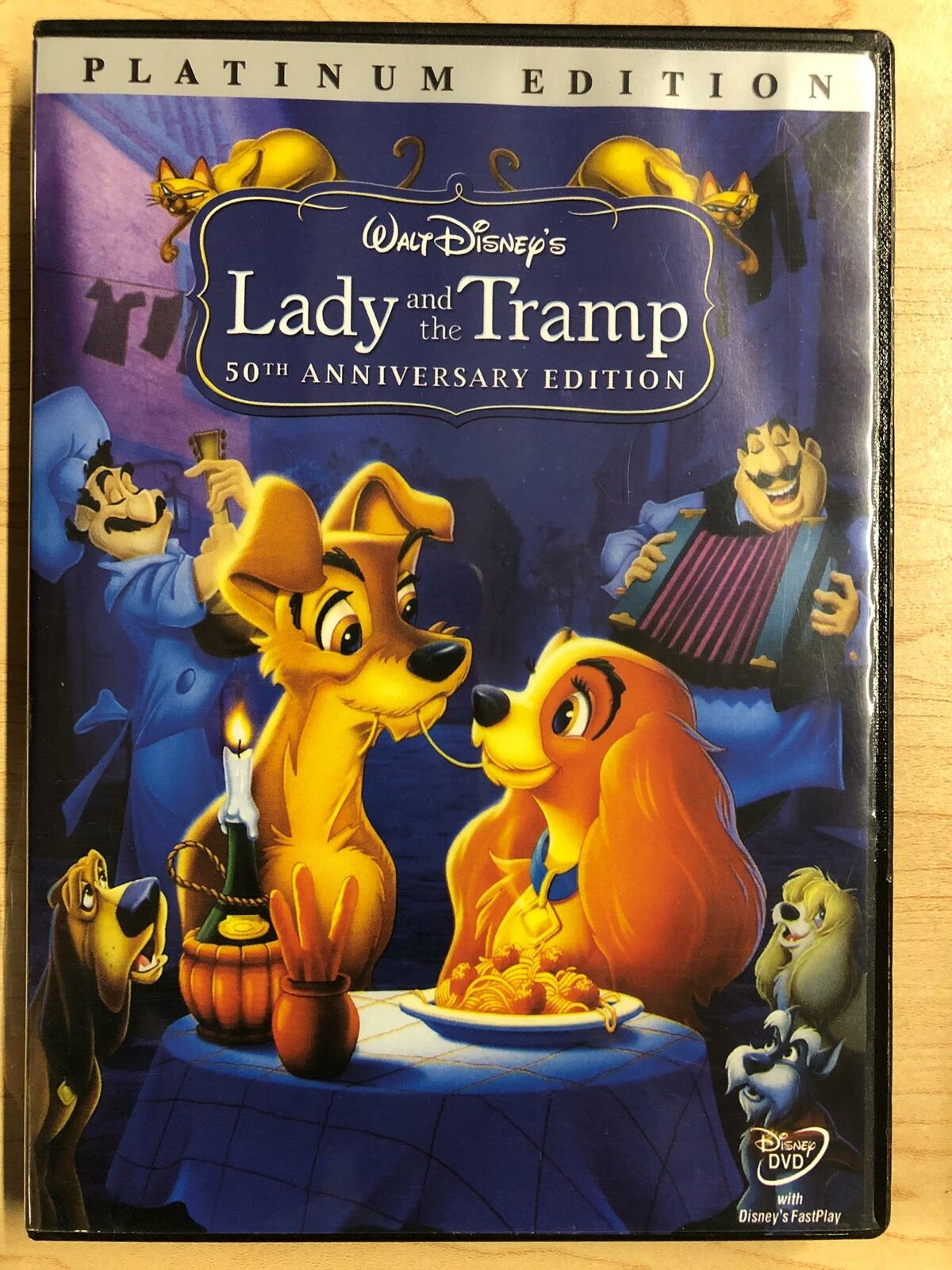 Lady and the Tramp (DVD, Platinum Edition, Disney, 1955) - STK