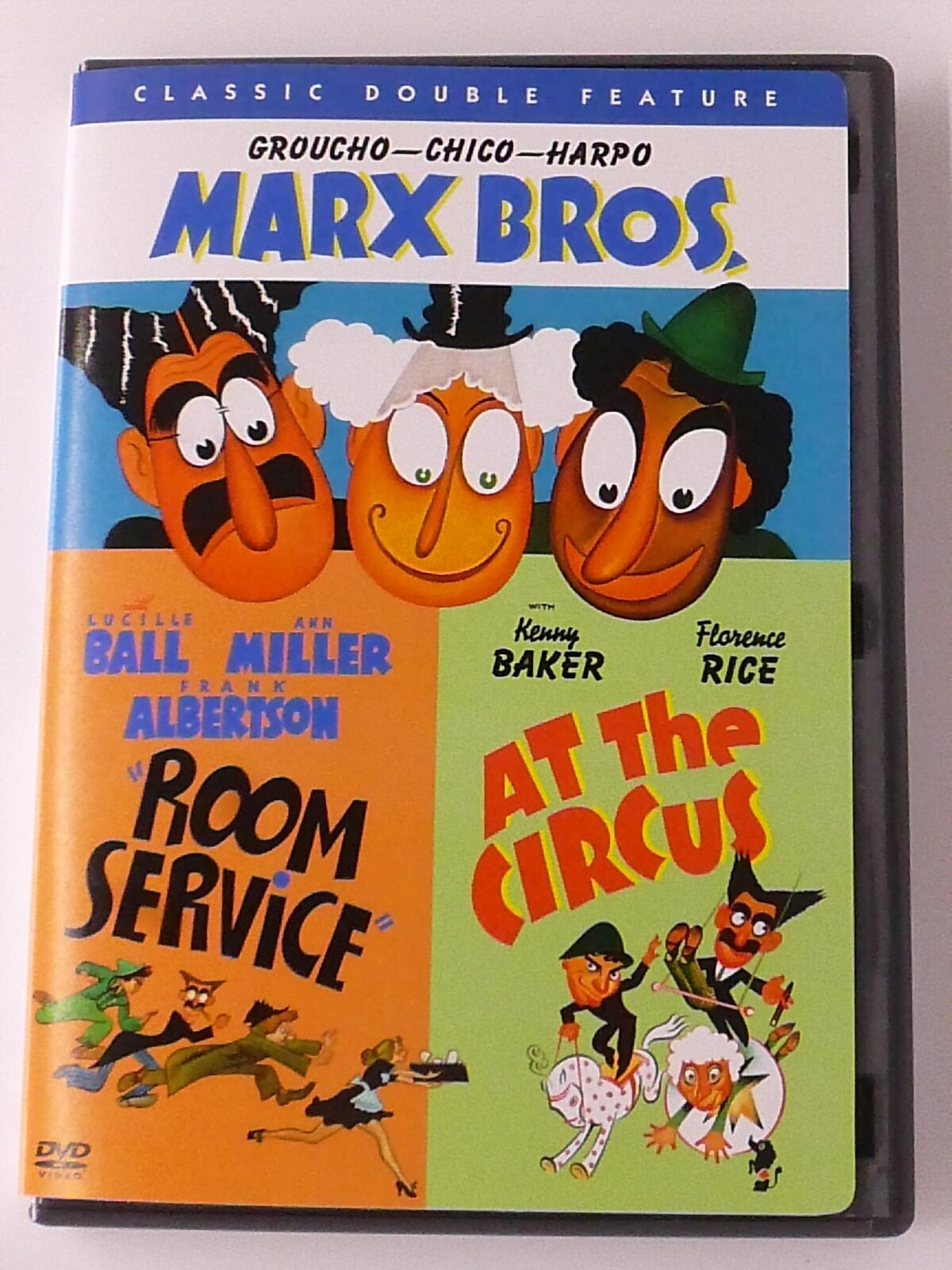 Marx Bros. - Room Service and At the Circus (DVD, double feature) - J0514