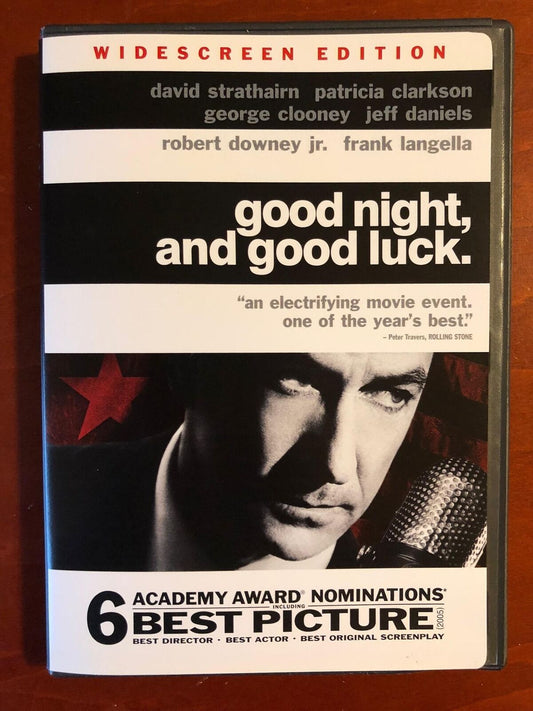 Good Night, and Good Luck (DVD, 2005, Widescreen) - J1231