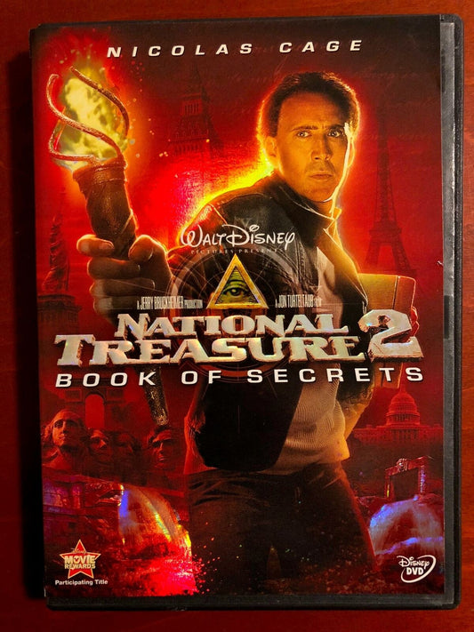 National Treasure 2 Book of Secrets (DVD, 2007, Disney) - K0428