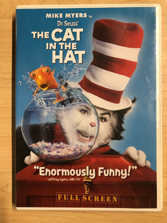 Dr. Seuss The Cat in the Hat (DVD, 2003, Full Frame Edition) - G1219