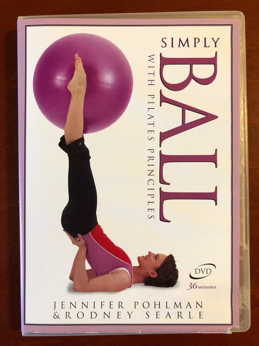 Simply Ball With PIlates Principles (DVD, exercise, 2003) - J0205