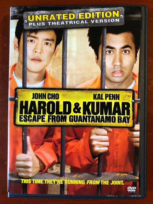 Harold and Kumar Escape From Guantanamo Bay (DVD, unrated, 2008) - G0823