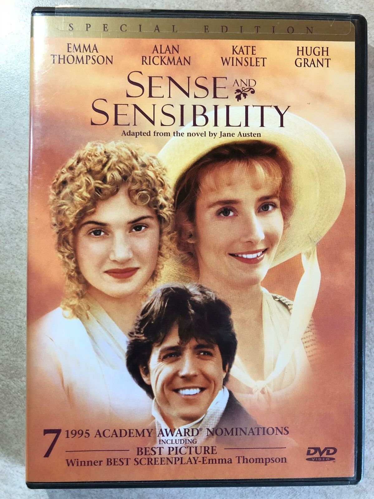 Sense and Sensibility (DVD, 1995, Special Edition) - L02
