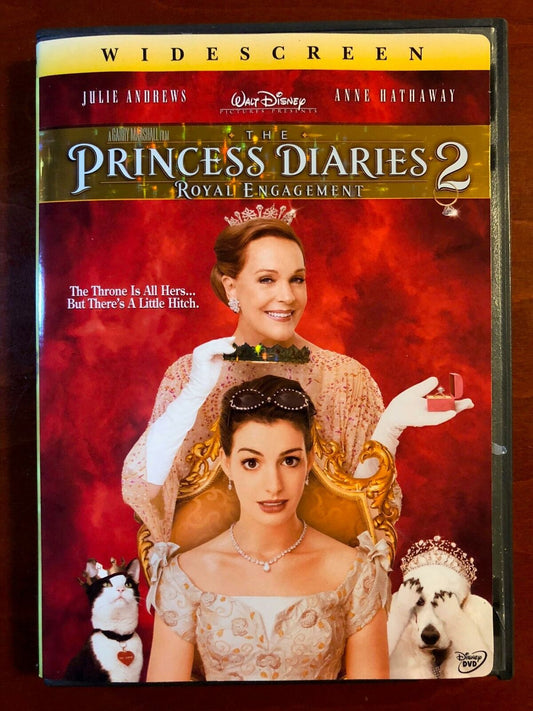 The Princess Diaries 2 Royal Engagement (DVD, 2004, Widescreen, Disney) - K0303