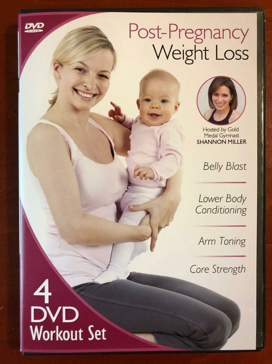 Post-Pregnancy Weight Loss (DVD, 2010, 4-disc, exercise) - I1030