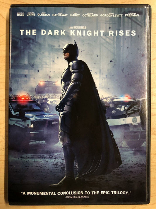 The Dark Knight Rises (DVD, 2012) - J0730