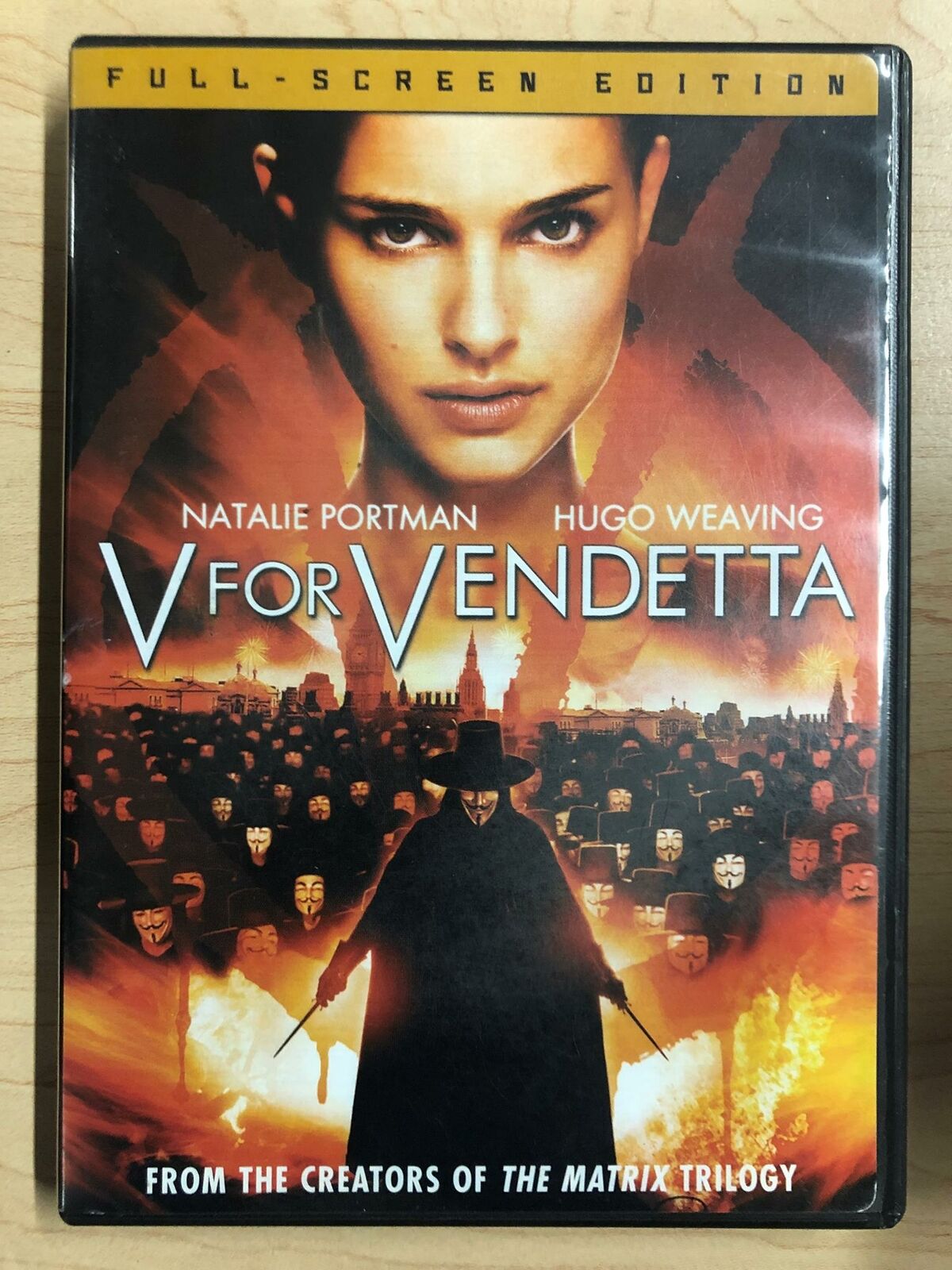 V For Vendetta (DVD, 2005, full screen) - K0107