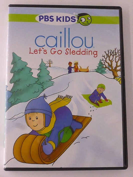 Caillou - Lets Go Sledding (DVD, PBS Kids) - J0205