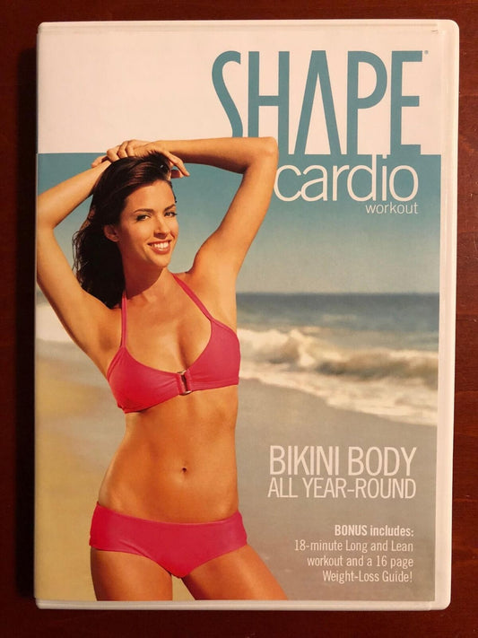 Shape - Cardio Workout Bikini Body all Year Round (DVD, 2005, exercise) - J0409
