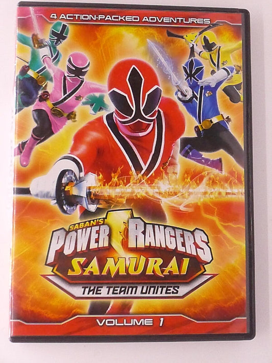 Power Rangers Samurai - The Team Unites Volume 1 (DVD, 4 ep) - I1225