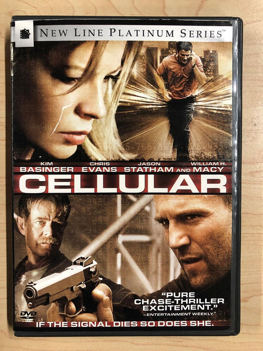 Cellular (DVD, 2004, New Line Platinum Series) - J1231