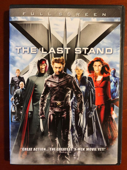 X-Men - The Last Stand (DVD, 2006, Full Screen) - J1231